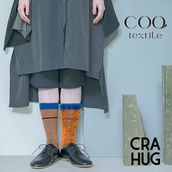 足元から遊び心を。【COQ】よりカラフルソックスのご紹介