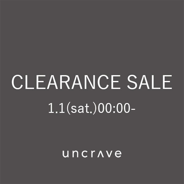 本日よりCLEARANCE SALE開催