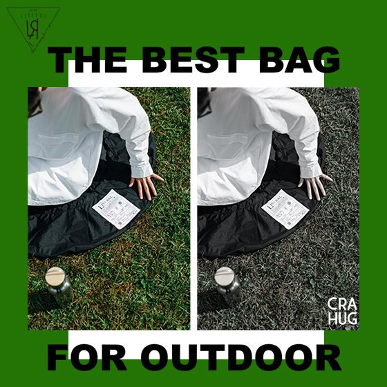 レジャーシーンで大活躍！LIVERALの座れるバッグ！