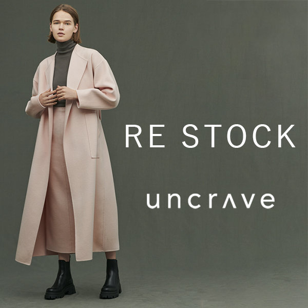 大人気のロングリバーコートのピンクが再販売開始