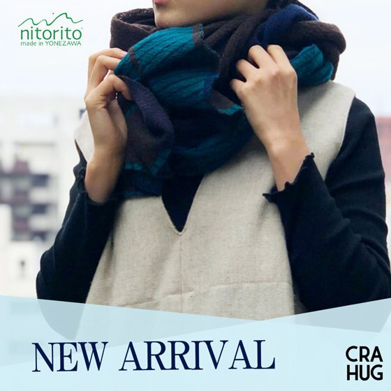 【新作登場】大人気のnitoritoのストールで首元を彩って