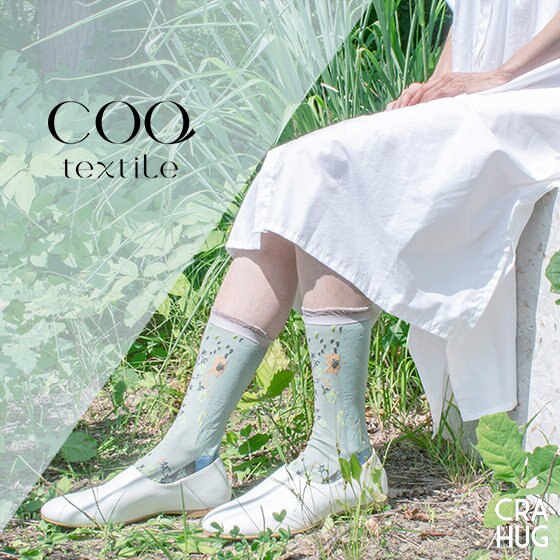 【COQ】春色靴下を履いて春を楽しもう！