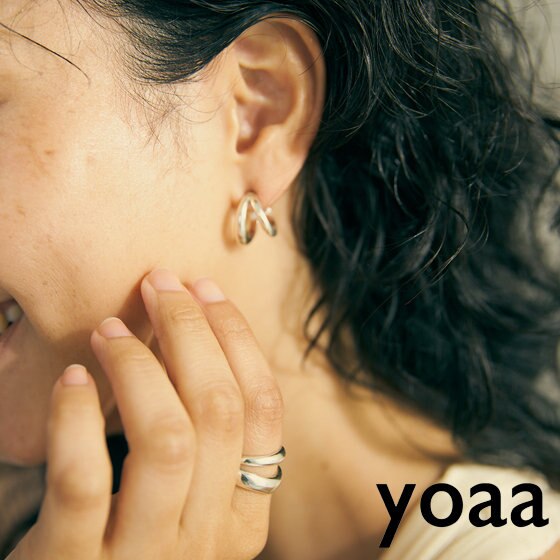 【yoaa】 耳と指先にアクセサリーでワンポイントを