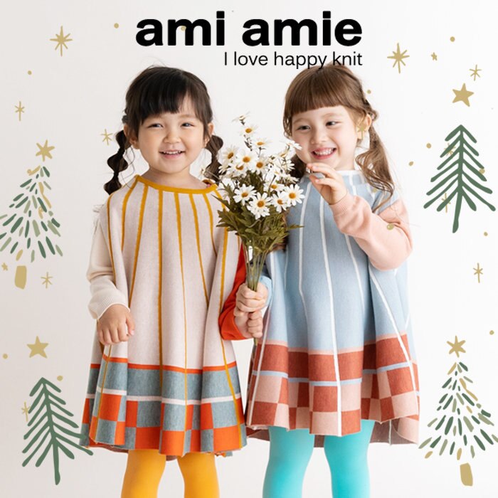 ホリデーにも♪POPな柄が楽しい女の子ワンピース