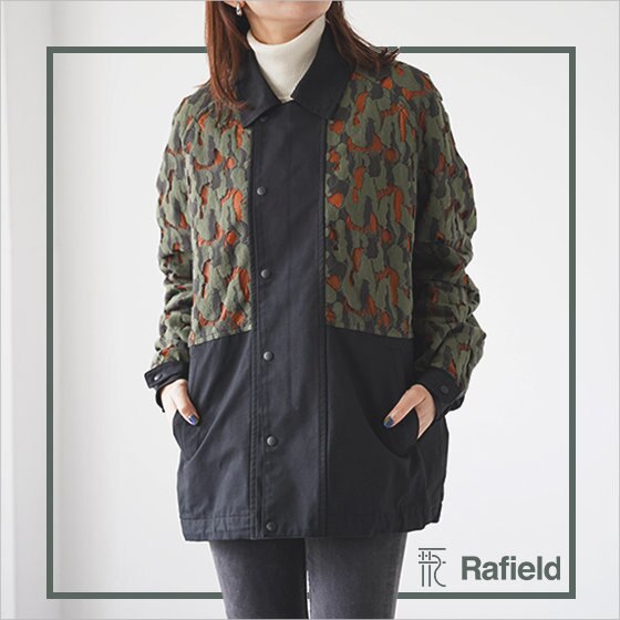 【アウトドアにも】レース地を使った多機能ショートブルゾン