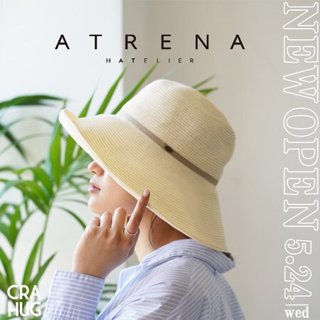 創業50年の帽子メーカーが作るブランド”ATRENA”が新オープン