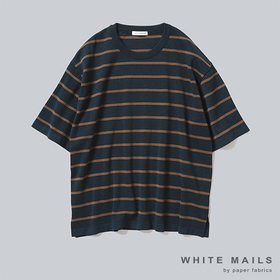 抜群の着回し力。和紙混サマーニットプルオーバー。