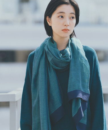 muto frame シルクカシミヤストール