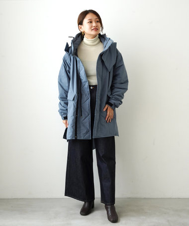 KWD 【日本製/高品質ダウン】DOWN MONSTER JACKETグリーンダウン ダウンモンスタージャケット