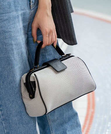 Atelier nuu 【人気シリーズニューモデル/国産レザー】parcel cotone ナノダレス / ブラック