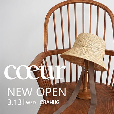 【新オープン！】帽子職人Michiko Uedaによるハットブランド『coeur』登場