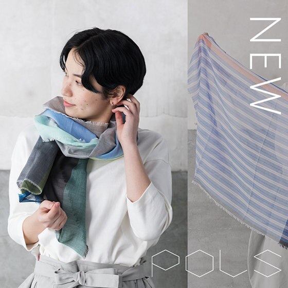 大人気「極細コットンストール」にスカーフサイズ登場！