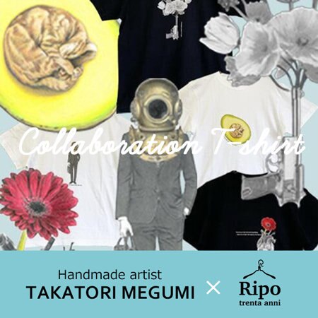 人気ハンドメイドアーティストとのコラボTシャツが登場！