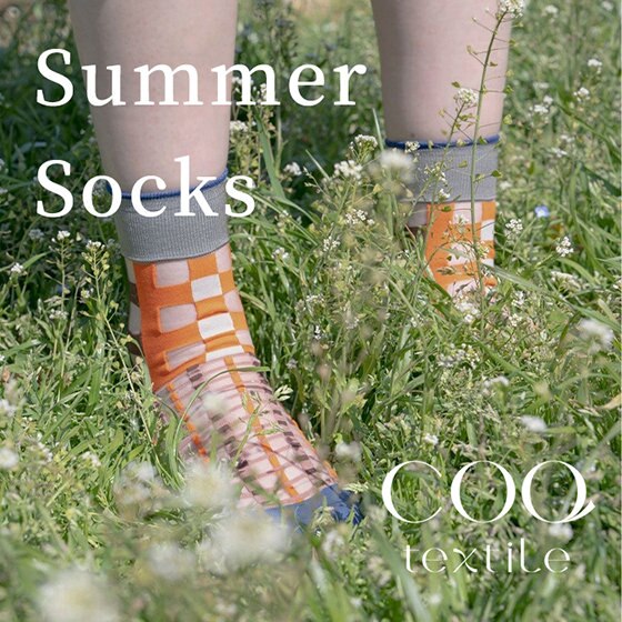 【PICK UP】カラフルなシアーソックスで、足元を涼しく彩る