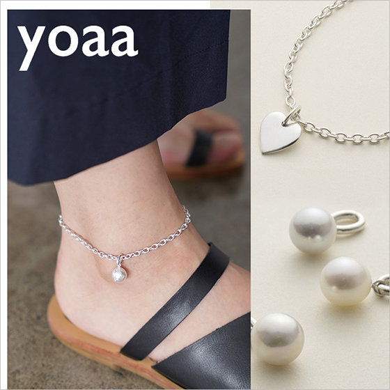 【New Anklet】足元にもさりげなくおしゃれを。