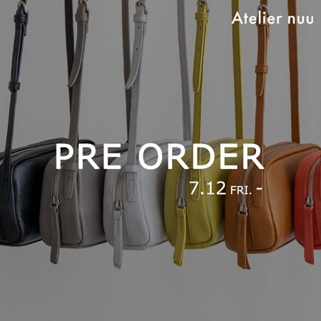 【完売カラー予約開始！】コーデに彩を添える「palette ポシェット」