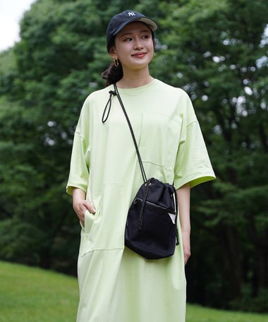 HAAG スマイルコットン SHORT SLEEVE ONEPIECE ワンピース