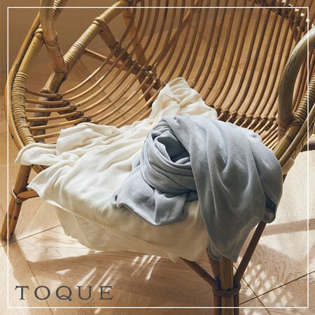 【台風で肌寒い日も】使い方色々、コットンシルクの大判ストール