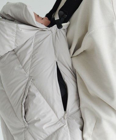 KWD 【簡易ギフト包装・日本製】BABY DOWN CAPE グリーンダウン ベビーダウンケープ