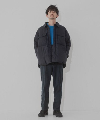KWD 【日本製/高品質ダウン】LIGHT DOWN SHIRTS JACKET ライトダウンシャツジャケット