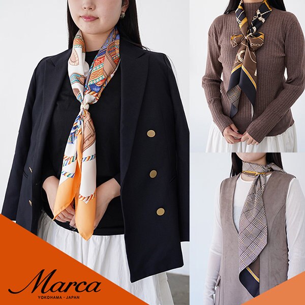 着こなしを格上げ！秋のスカーフスタイリング5選