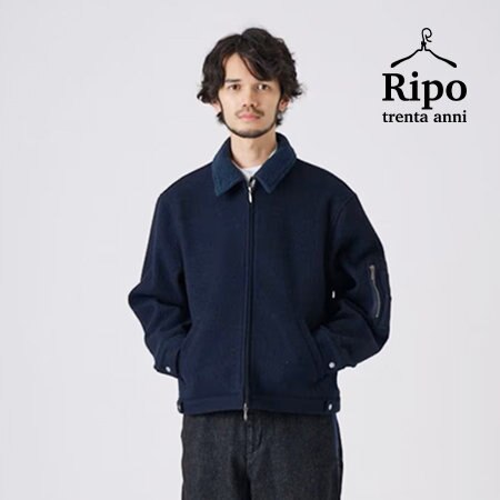 羽織るだけで様になるブルゾンジャケット