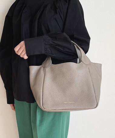 Hekhèr Le Style de Vie 【日本製/セレモニーにも】シュリンクレザー ハンドバッグ small