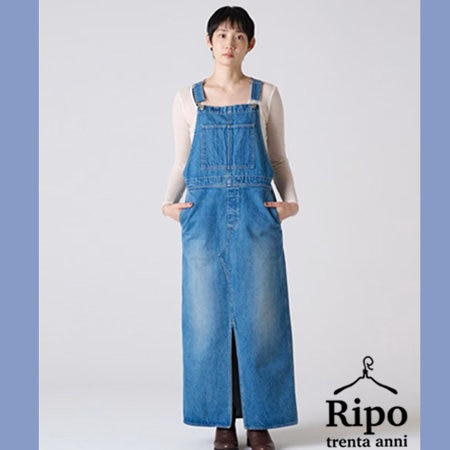 深みのあるインディゴが魅力的！大人なオーバーオール