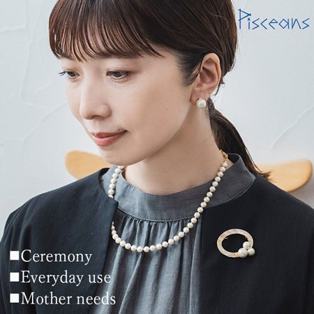 《セレモニーにもおすすめ》顔映り華やぐコットンパールアクセサリー