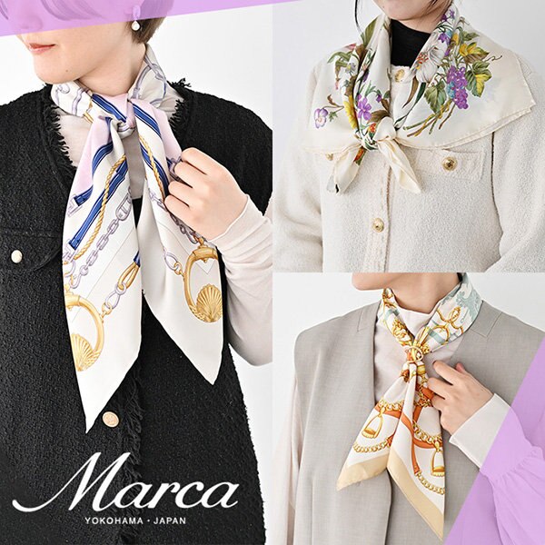 セレモニーにも。“スカーフ”で華やぐ、ハレの日