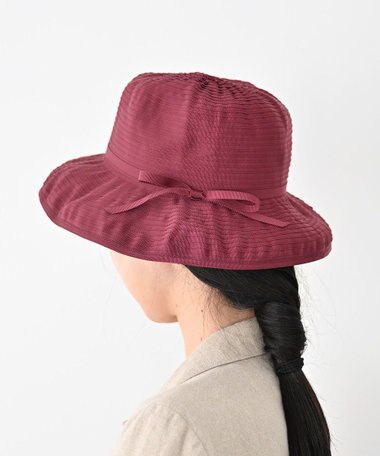 石田製帽 〈25SS新作〉グログランリボン ソフトハット