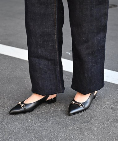 Pointer 日本製 本革ビット付きミュール