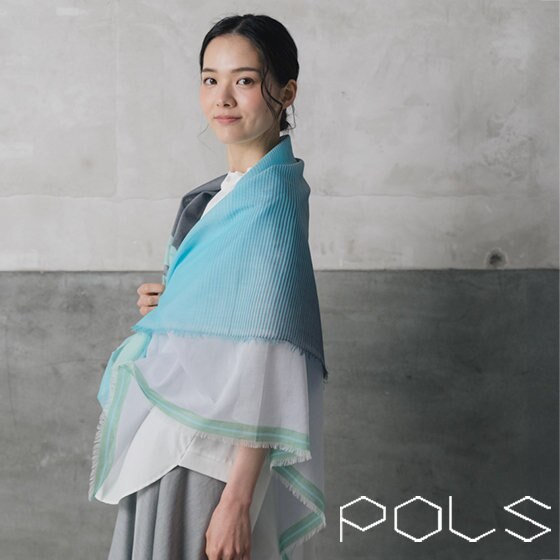 春の寒さも心地よく包み込む、極細コットンストール