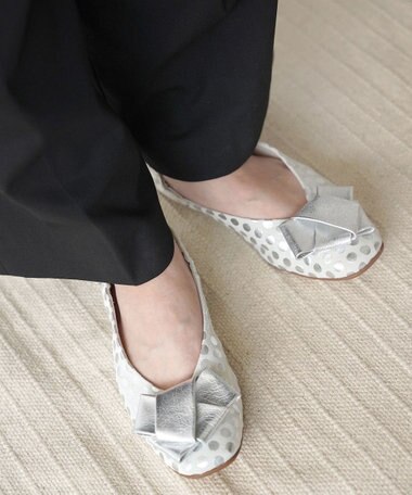 nouvelleRobe Oū サイズ追加【本革・高反発】Big Ribbon スクエアトゥ パンプス