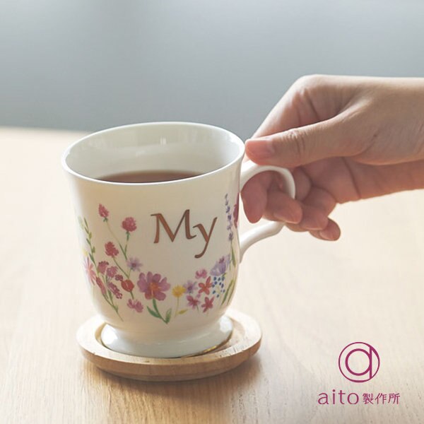 【新登場！】やさしく可憐な花々が上品なマグカップ