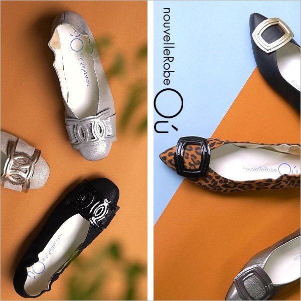 『Buckle&Chain』新作フラットシューズ