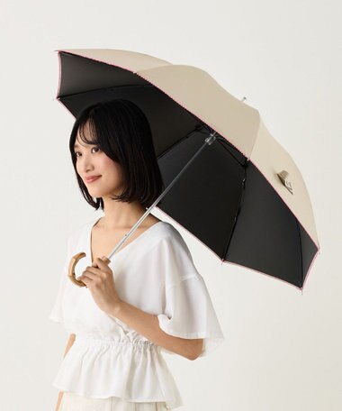 ATRENA 体感-10℃コカゲル晴雨兼用 スライド式ロングアンブレラ