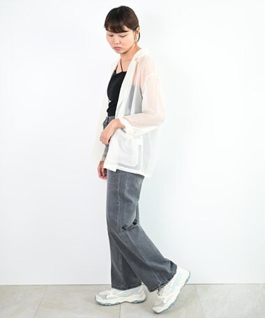 woadblue 新色追加＜坪田あさみさんコラボ＞SALUU　サルー /デニムパンツ グレー