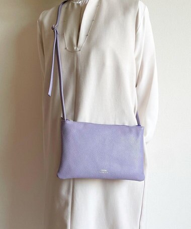 Hekhèr Le Style de Vie 新色追加【日本製】シュリンクレザー スクエアショルダーバッグ