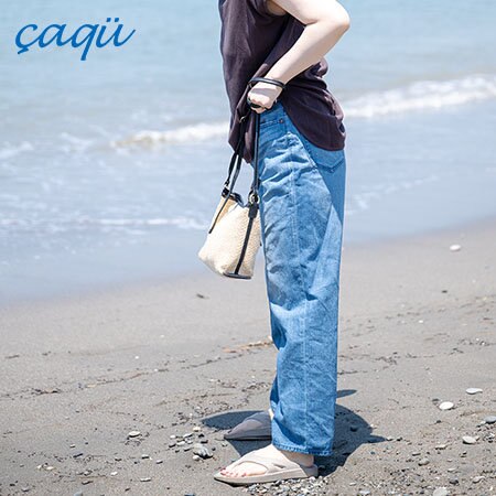 夏の外出は清涼感溢れる日本のリネンデニムで！