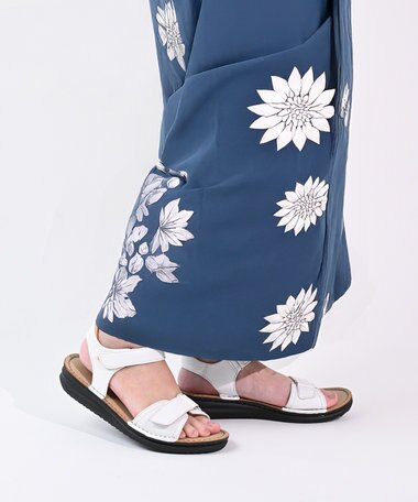 Pointer 本革 甲幅調整 超軽量マジックテープ付きサンダル