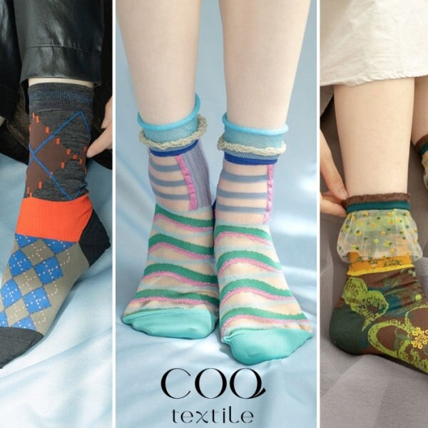 秋のおしゃれは足元から。新作ソックスのご紹介