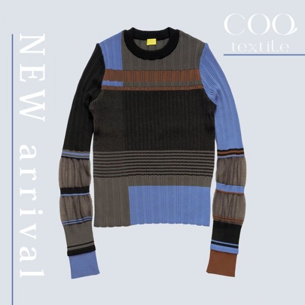 1枚でも重ねても楽しめる、COQの新作ニット