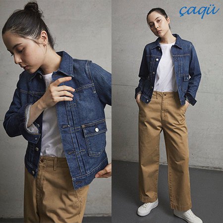 日本のこだわりデニムで仕上げる秋の装い。