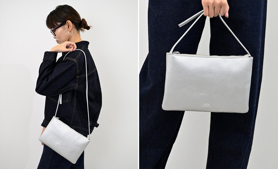 シルバー光沢ハンドバッグ 人気のバッグに、新色「シルバー」登場！ | ONWARD CROSSET