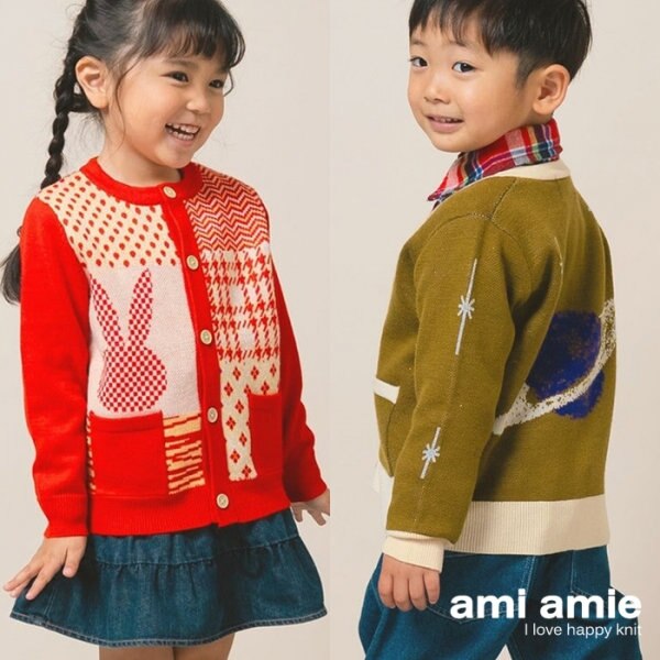親子で楽しむ、ami amieの新作ニットコレクション