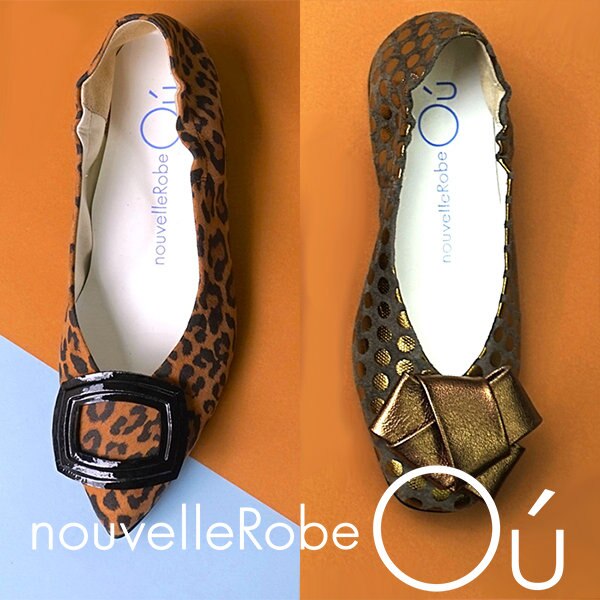 今年のトレンド“ブラウン＆ベロア”のパンプス