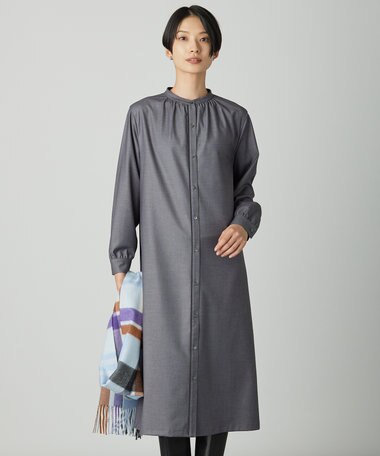 J.PRESS LADIES L ギャバストレッチ ワンピース