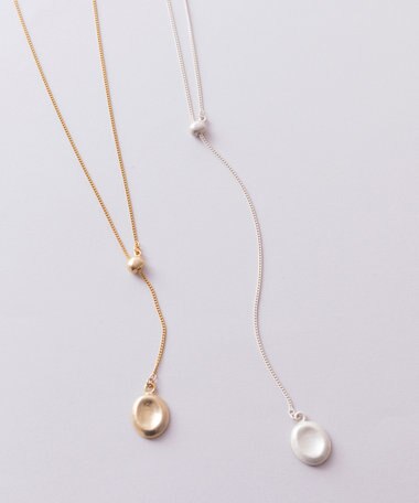 Pisceans デントプレートスライドネックレス