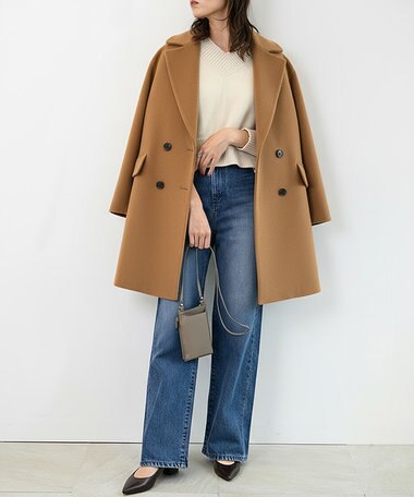 woadblue Marisol掲載＜坪田あさみさんコラボ＞SALUU サルー /デニムパンツ ミッドブルー